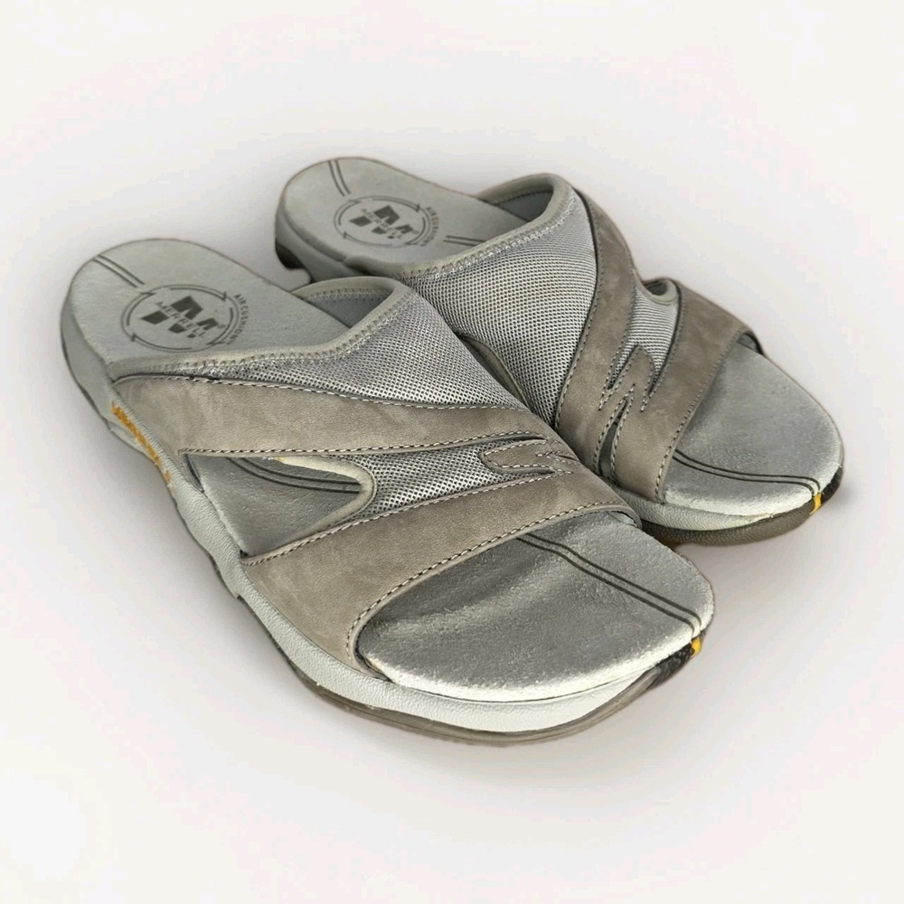 Merrell Terran Slide II Taupe Beige Women Sandals Sz 7 Open Toe Slip-On Active
